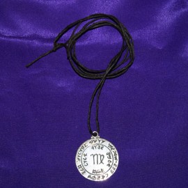 Kabbalah Virgo Silver Necklace